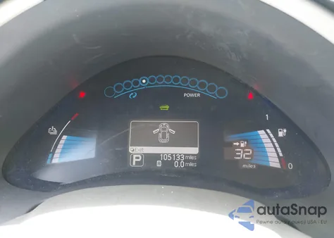 2012 Nissan Leaf Sl z USA, uszkodzony, nr VIN JN1AZ0CP1CT023361